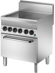 Cuisini&egrave;res vitroc&eacute;ramiques et plaques vitroc&eacute;ramiques mobiles  - Bartscher